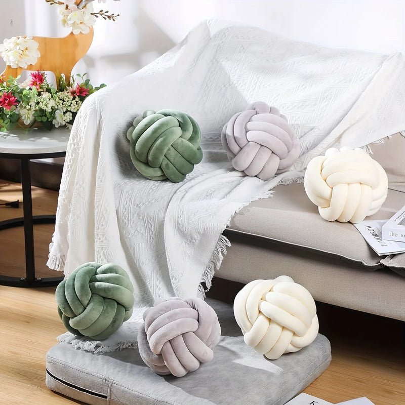 Striped Knot Cushion
