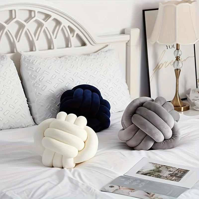 Striped Knot Cushion