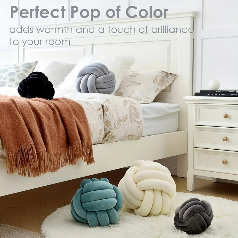 Striped Knot Cushion
