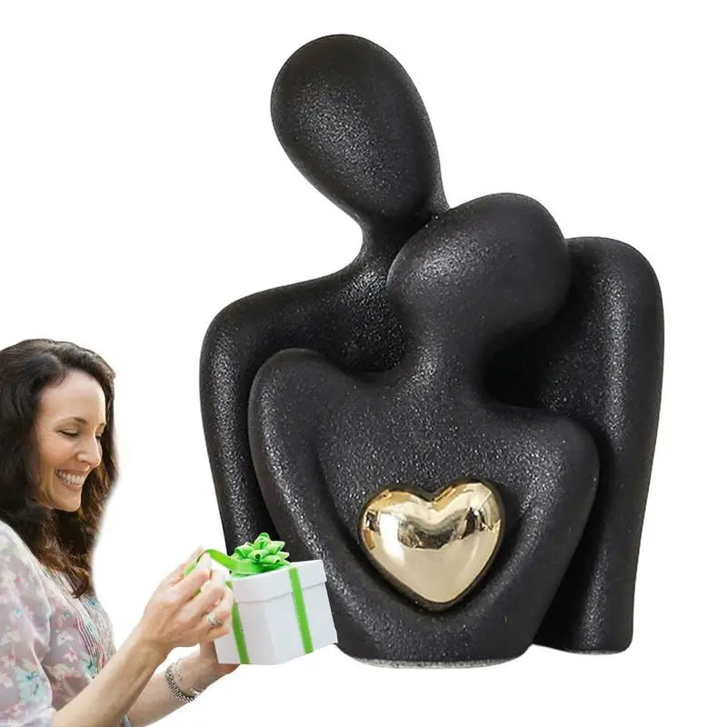 Elegant Nordic Couple Statue