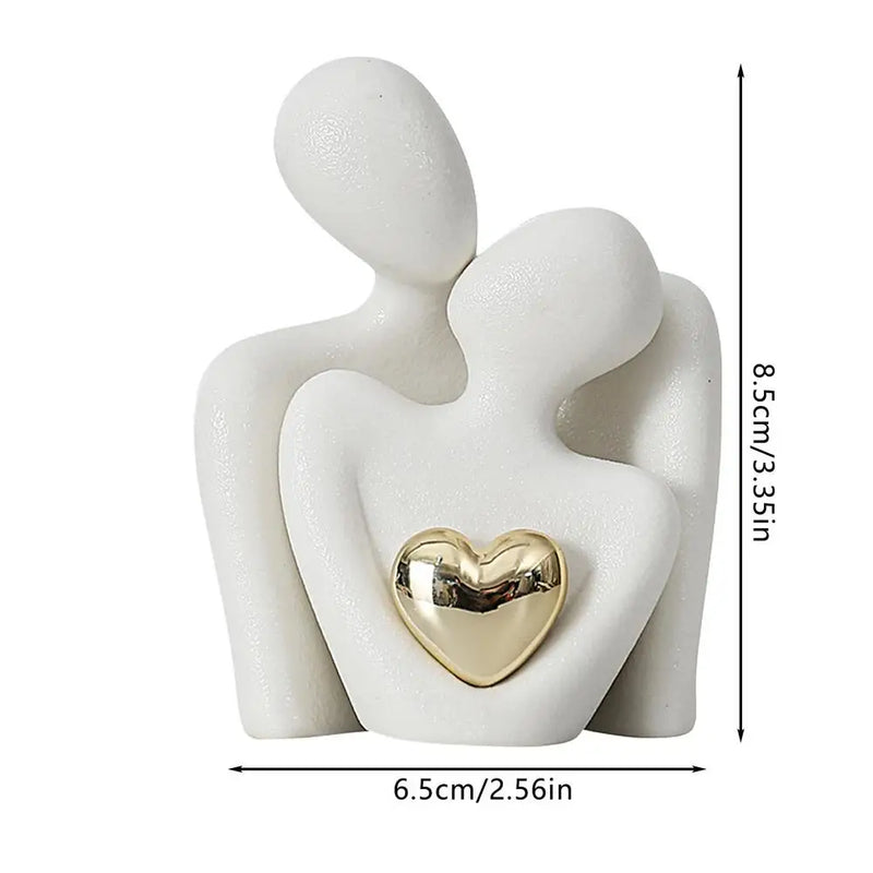 Elegant Nordic Couple Statue
