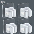 4PCS Wall-Mounted Mop & Broom Holder