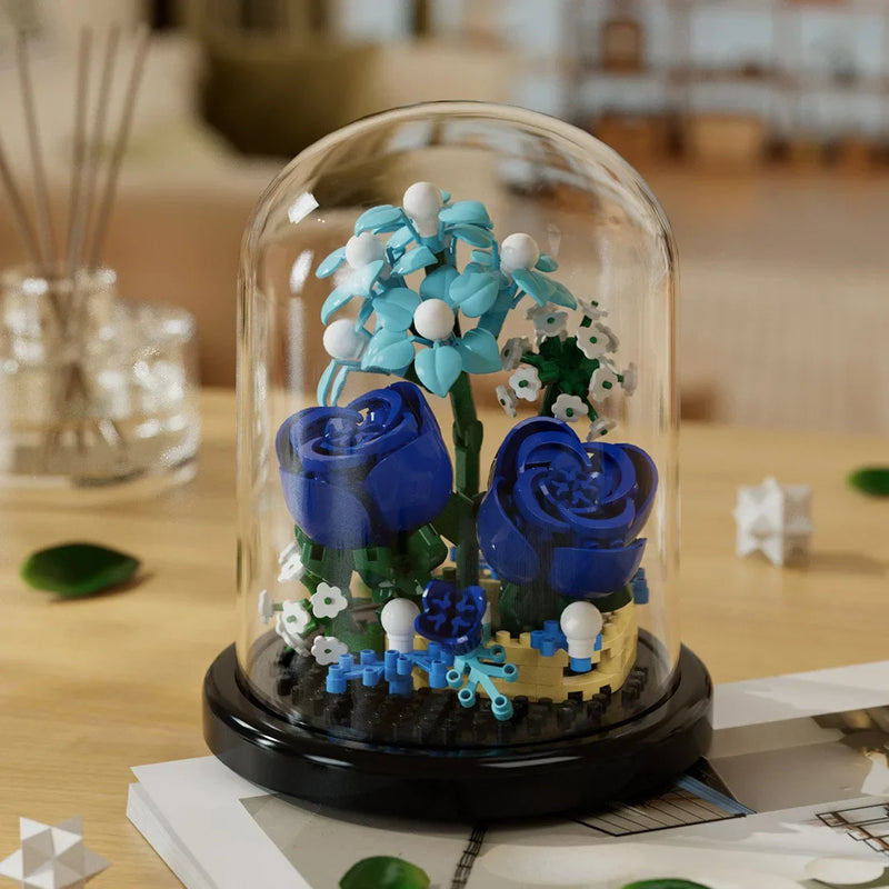 Flower Bouquet Bonsai Building Blocks
