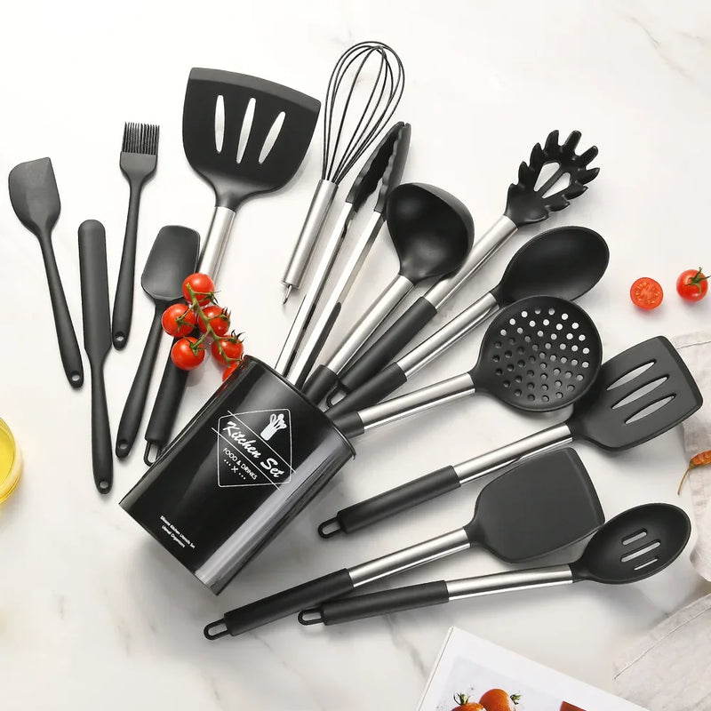 Silicone Cooking Utensil Set (12Pcs)