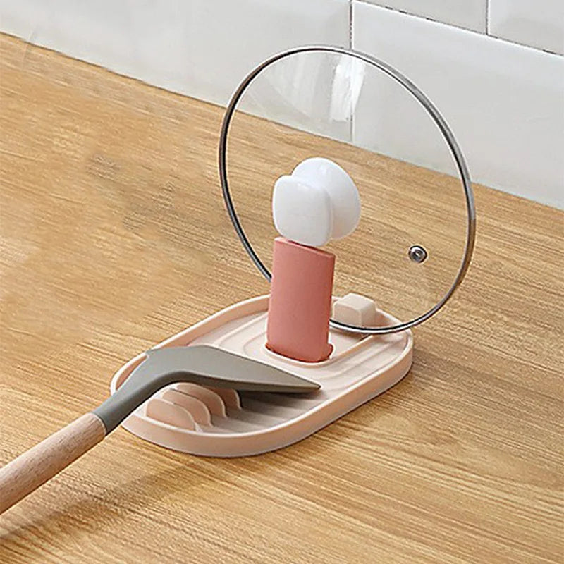 Foldable Nordic Pot Lid & Utensil Holder
