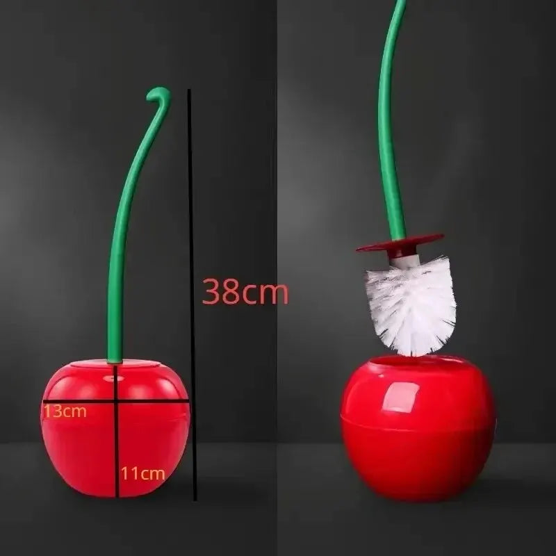 Cherry-Shaped Toilet Brush