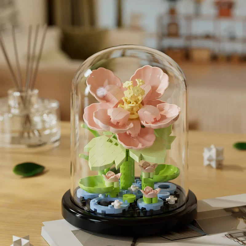 Flower Bouquet Bonsai Building Blocks