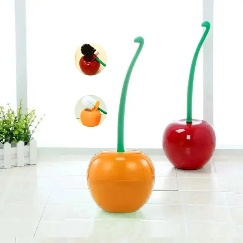 Cherry-Shaped Toilet Brush