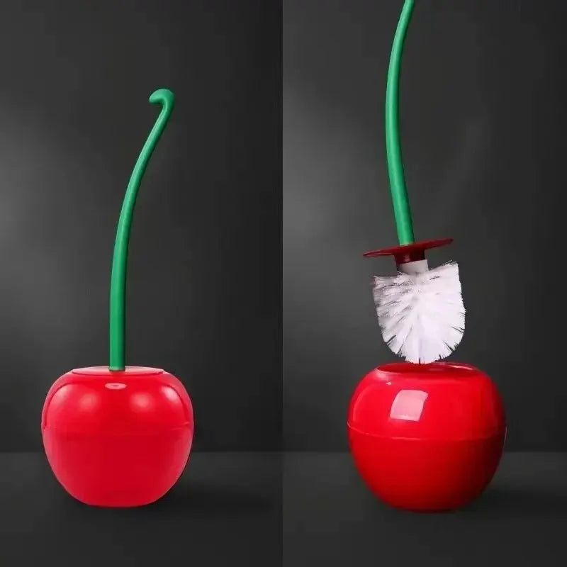 Cherry-Shaped Toilet Brush