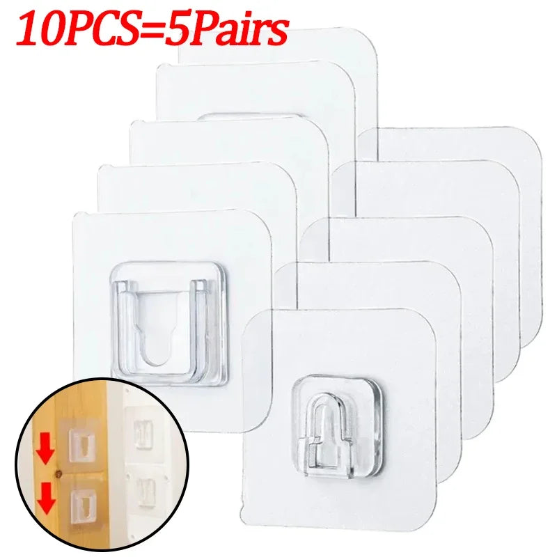 Double-Sided Adhesive Wall Hooks