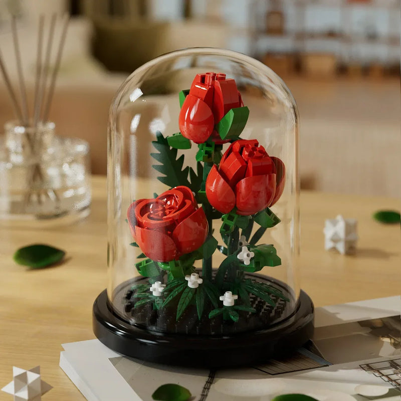 Flower Bouquet Bonsai Building Blocks