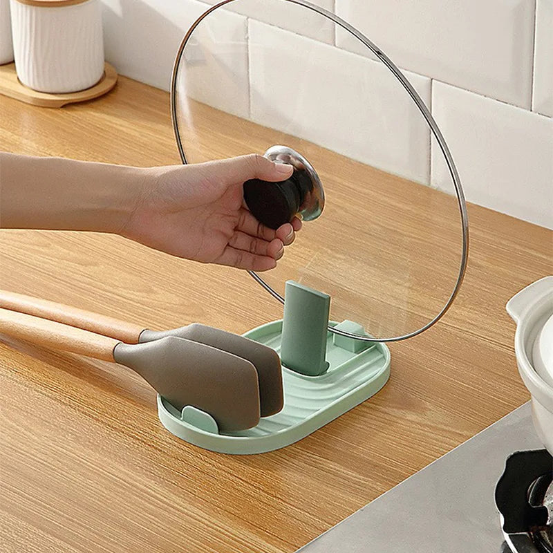 Foldable Nordic Pot Lid & Utensil Holder