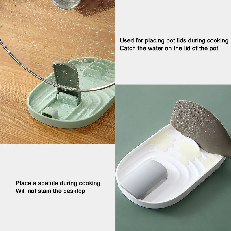 Foldable Nordic Pot Lid & Utensil Holder