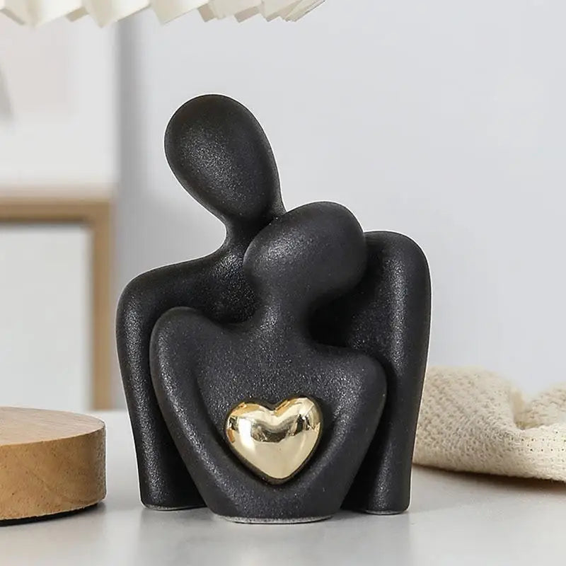 Elegant Nordic Couple Statue