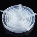 6 Pcs Silicone Stretch Lids