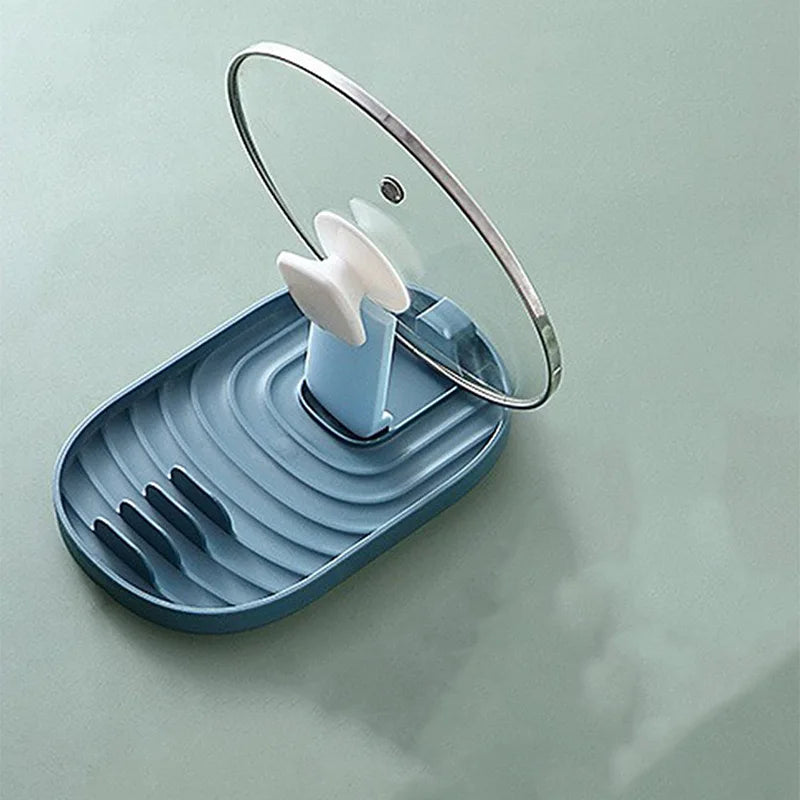 Foldable Nordic Pot Lid & Utensil Holder