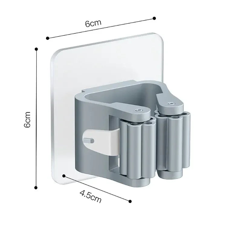 4PCS Wall-Mounted Mop & Broom Holder