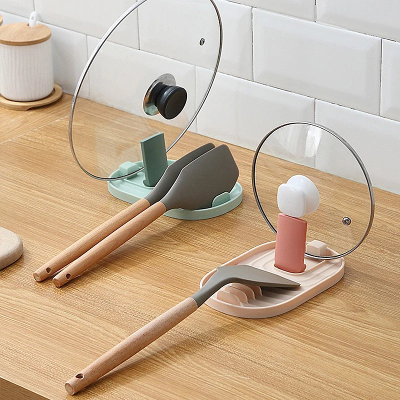 Foldable Nordic Pot Lid & Utensil Holder