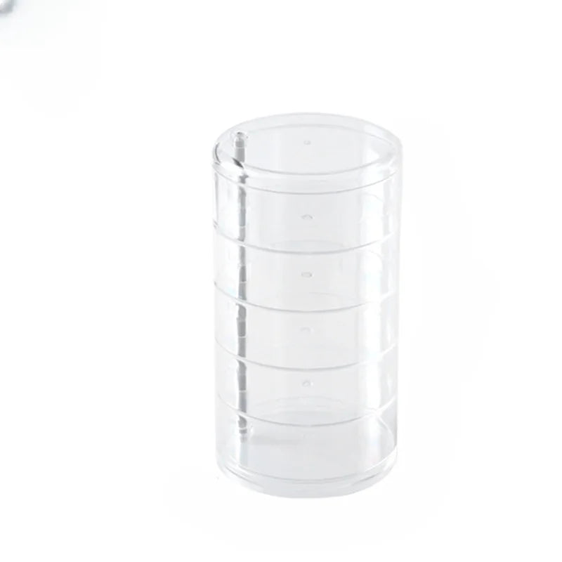 Transparent Rotatable Jewelry Storage Box