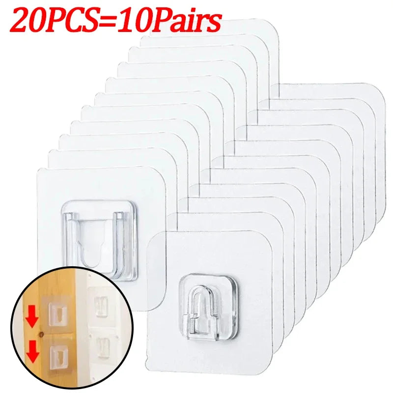 Double-Sided Adhesive Wall Hooks