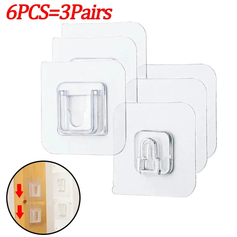 Double-Sided Adhesive Wall Hooks