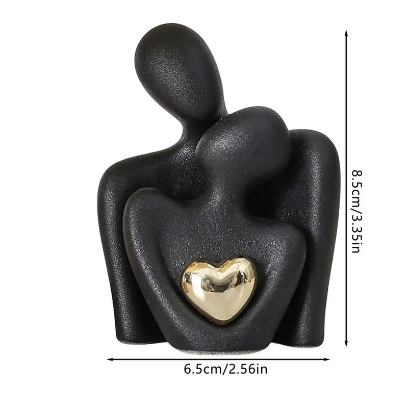 Elegant Nordic Couple Statue
