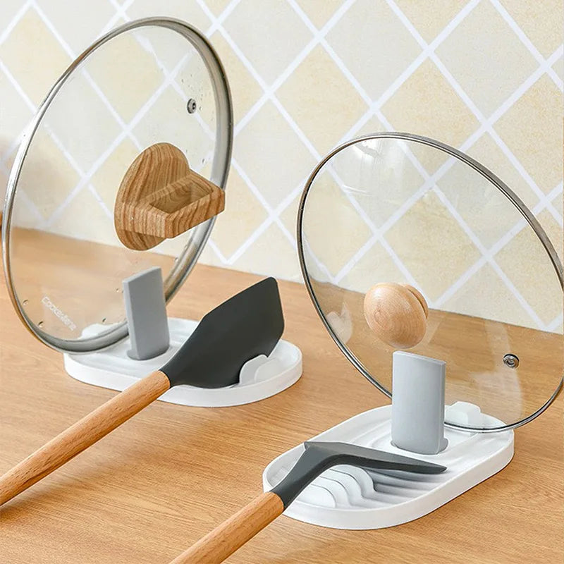 Foldable Nordic Pot Lid & Utensil Holder